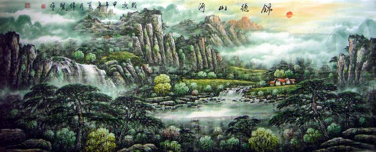 中国水墨山水画